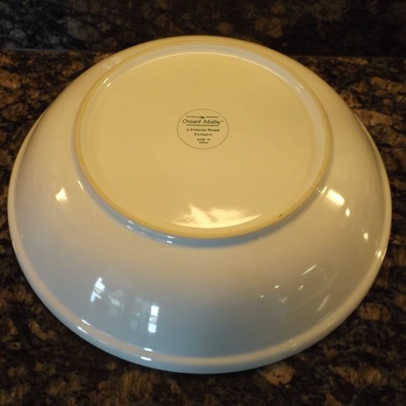 Princess House Orchard Medley Large Pasta Bowl - Picture 3 of 6